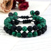 Wholesale Volcanic Lava Stone Beaded Braided Bracelet JDC-BT-JiuJ024 Bracelet 九江 Wholesale Jewelry JoyasDeChina Joyas De China