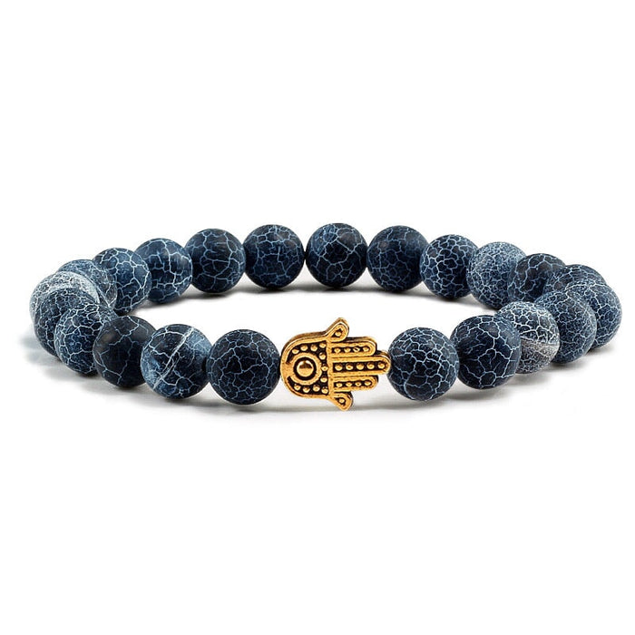 Wholesale Volcanic Stone Beaded Bracelet JDC-BT-JiuJ026 Bracelet 九江 Wholesale Jewelry JoyasDeChina Joyas De China