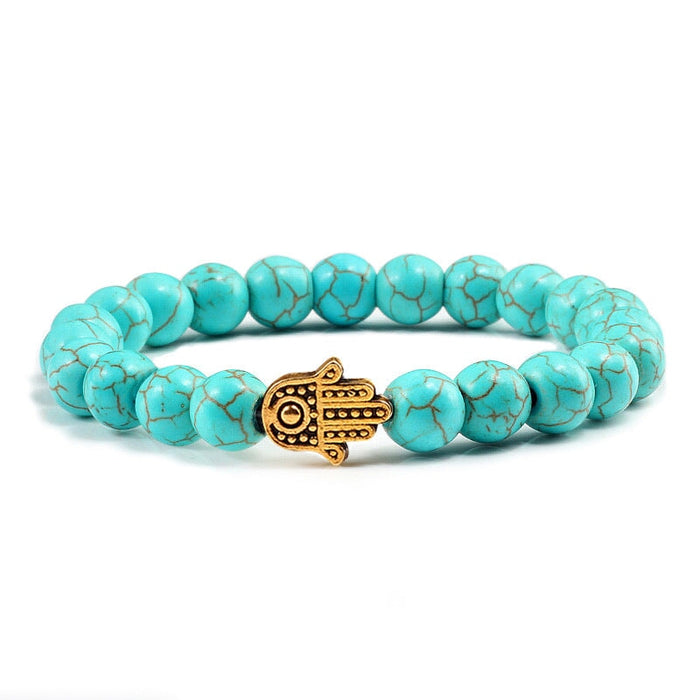 Wholesale Volcanic Stone Beaded Bracelet JDC-BT-JiuJ026 Bracelet 九江 lan songshi jin Wholesale Jewelry JoyasDeChina Joyas De China