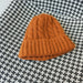 Wholesale warm felt wool knitted hat JDC-FH-NLS027 Fashionhat 倪罗诗 caramel color 54-58cm Wholesale Jewelry JoyasDeChina Joyas De China