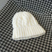 Wholesale warm felt wool knitted hat JDC-FH-NLS027 Fashionhat 倪罗诗 white 54-58cm Wholesale Jewelry JoyasDeChina Joyas De China