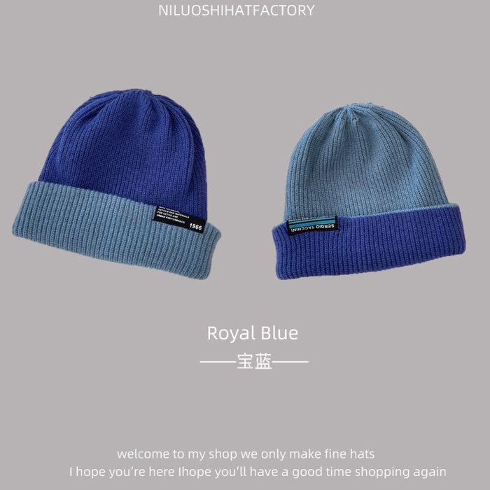 Wholesale warm polyester knitted hats JDC-FH-NLS007 Fashionhat 倪罗诗 blue 55-60cm Wholesale Jewelry JoyasDeChina Joyas De China