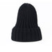 Wholesale warm pure color wool knitted hat JDC-FH-NLS024 Fashionhat 倪罗诗 black Wholesale Jewelry JoyasDeChina Joyas De China
