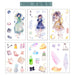 Wholesale Washi Paper Anime Sticker Set 6 pieces JDC-ST-GSWL012 Sticker JoyasDeChina T068 Wholesale Jewelry JoyasDeChina Joyas De China