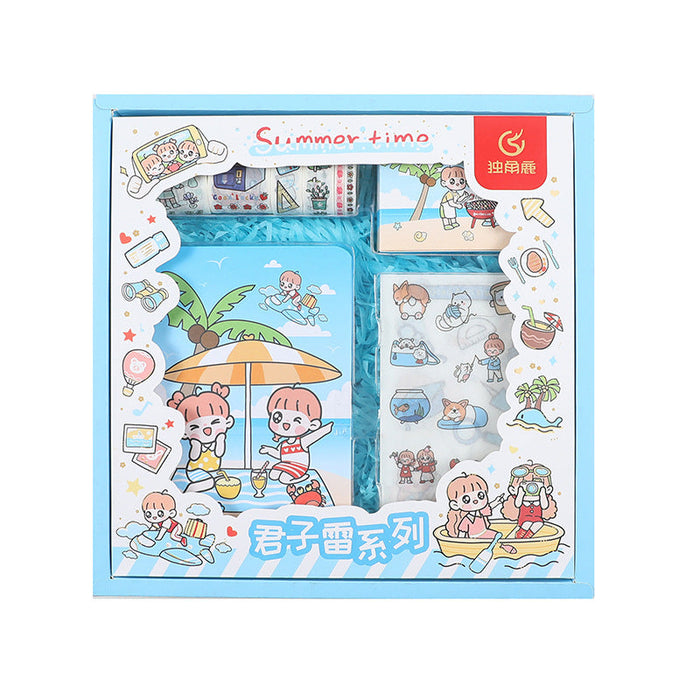 Wholesale Washi Paper Sticker Handbook Tape Set JDC-ST-GSWL016 Sticker JoyasDeChina 1 seaside fun-sticker Wholesale Jewelry JoyasDeChina Joyas De China