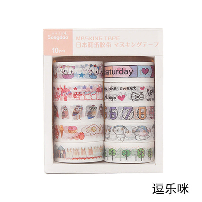 Wholesale Washi Paper Sticker Tape Set JDC-ST-GSWL013 Sticker JoyasDeChina 2 Wholesale Jewelry JoyasDeChina Joyas De China
