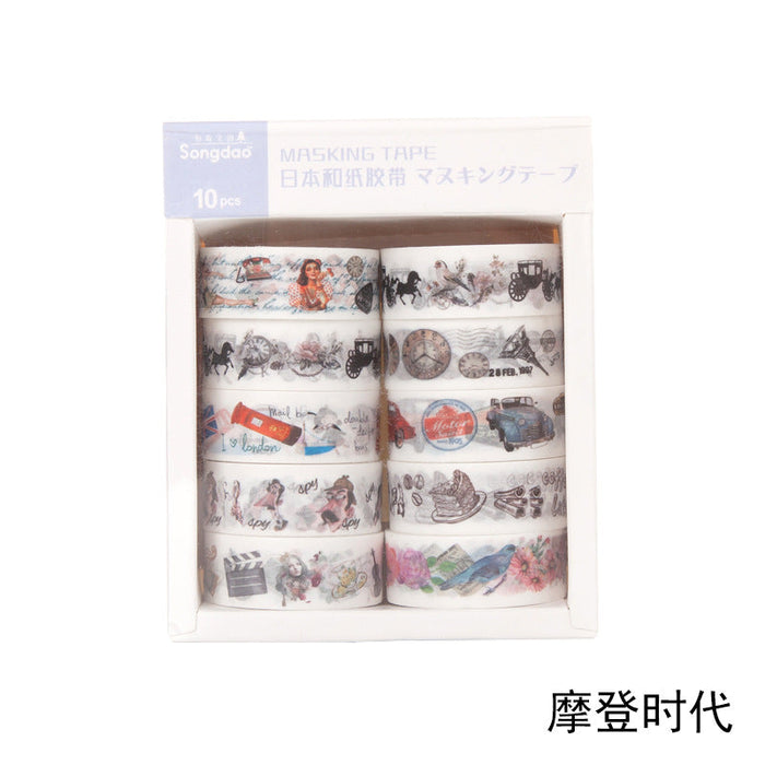 Wholesale Washi Paper Sticker Tape Set JDC-ST-GSWL013 Sticker JoyasDeChina 4 Wholesale Jewelry JoyasDeChina Joyas De China