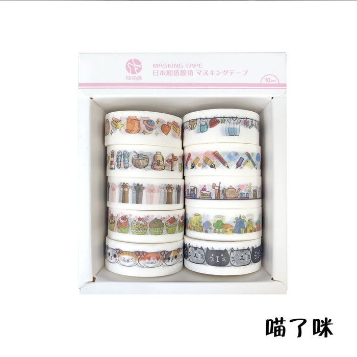 Wholesale Washi Paper Sticker Tape Set JDC-ST-GSWL013 Sticker JoyasDeChina 5 Wholesale Jewelry JoyasDeChina Joyas De China