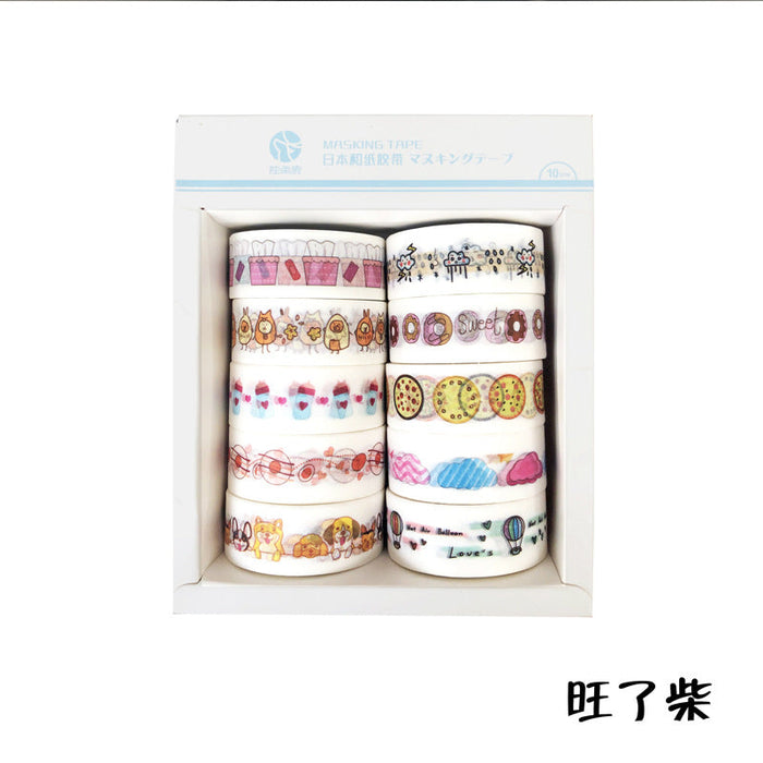 Wholesale Washi Paper Sticker Tape Set JDC-ST-GSWL013 Sticker JoyasDeChina 7 Wholesale Jewelry JoyasDeChina Joyas De China