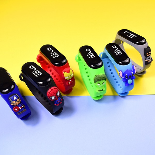 Wholesale Waterproof Kids LED Electronic Plastic Sports Watch（F）JDC-WH-Jinj005 Watch 金嘉 Wholesale Jewelry JoyasDeChina Joyas De China