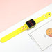 Wholesale Waterproof TPE Strap PC Mirror ABS Buckle Kids Touch Electronic Watch（F）JDC-WH-Jinj010 Watch 金嘉 yellow Wholesale Jewelry JoyasDeChina Joyas De China