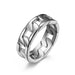 Wholesale weave Cuban chain stainless steel ring ring JDC-RS-QianF008 Rings 千风 Wholesale Jewelry JoyasDeChina Joyas De China