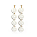 Bulk Jewelry Wholesale white alloy beaded earrings JDC-ES-RL099 Wholesale factory from China YIWU China