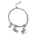 Wholesale white alloy keychain JDC-KC-AW021 Keychains 艾文 Wholesale Jewelry JoyasDeChina Joyas De China