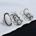 Bulk Jewelry Wholesale white alloy ring set of 8 JDC-RS-GSKQ001 Wholesale factory from China YIWU China