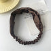 Wholesale white cloth hair band JDC-HD-H027 Headband 妙德 7# Brown Wholesale Jewelry JoyasDeChina Joyas De China