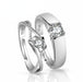 Wholesale white copper zircon couple ring JDC-RS-FanQL004 Rings 方绮丽 couple adjustable Wholesale Jewelry JoyasDeChina Joyas De China