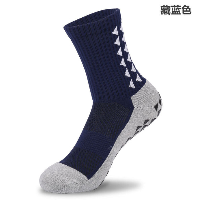 Wholesale white cotton fiber football socks JDC-SK-LZL049 Sock 两只狼 purplish blue 39-44 Wholesale Jewelry JoyasDeChina Joyas De China