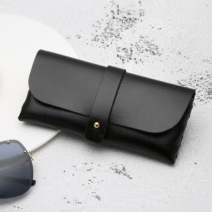 Wholesale white leather glasses case JDC-SG-JinF028 Sunglasses 季丰 black 16.8*7.6*2.8 Wholesale Jewelry JoyasDeChina Joyas De China