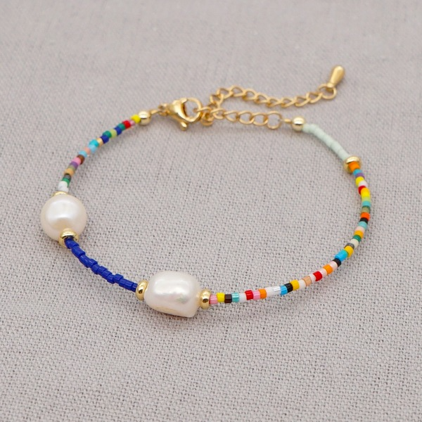 Bulk Jewelry Wholesale white Miyuki pearl bracelet JDC-gbh365 Wholesale factory from China YIWU China
