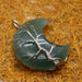 Wholesale White Moon Aventurine Pendant Charms JDC-CS-Jinshe001 charms 金蛇 Wholesale Jewelry JoyasDeChina Joyas De China