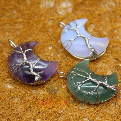 Wholesale White Moon Aventurine Pendant Charms JDC-CS-Jinshe001 charms 金蛇 Wholesale Jewelry JoyasDeChina Joyas De China