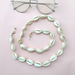 Bulk Jewelry Wholesale white natural shell hand-woven glasses JDC-MC-HW018 Wholesale factory from China YIWU China