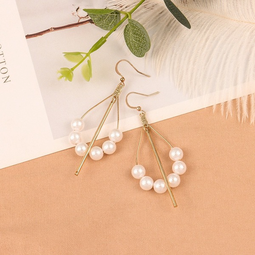 Wholesale white pearl alloy earrings JDC-ES-LSY044 Earrings JoyasDeChina Wholesale Jewelry JoyasDeChina Joyas De China