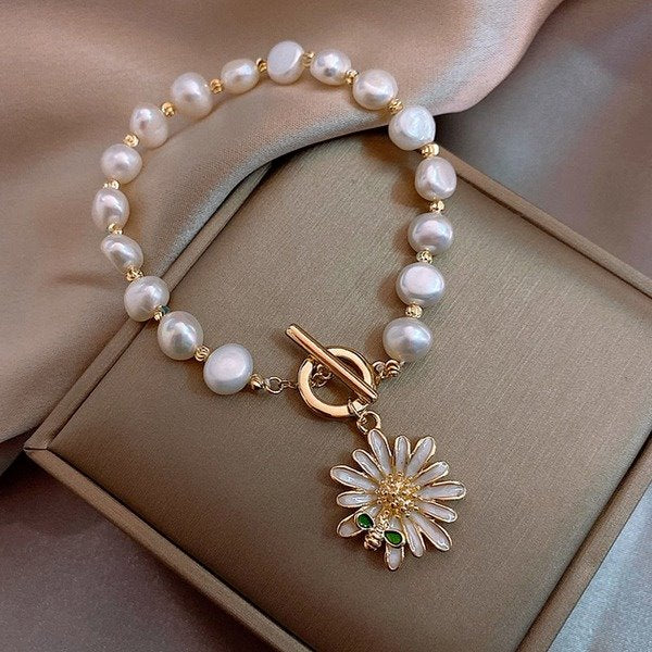 Wholesale white pearl bracelet JDC-BT-BY007 Bracelet 宝钰 Wholesale Jewelry JoyasDeChina Joyas De China