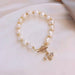 Wholesale white pearl bracelet JDC-BT-BY021 Bracelet 宝钰 Wholesale Jewelry JoyasDeChina Joyas De China