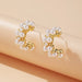 Wholesale White Pearl Earring Set JDC-ES-F623 Earrings 韩之尚 5215704 Wholesale Jewelry JoyasDeChina Joyas De China