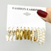 wholesale White Pearl Earring Set JDC-ES-F631 Earrings 韩之尚 54782 Wholesale Jewelry JoyasDeChina Joyas De China