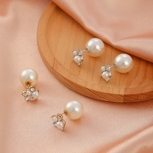 Wholesale white pearl earrings JDC-ES-D724 Earrings JoyasDeChina Wholesale Jewelry JoyasDeChina Joyas De China
