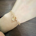 Wholesale white pearl flower bracelet JDC-BT-SF002 Bracelet 少峰 golden Wholesale Jewelry JoyasDeChina Joyas De China