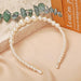 Wholesale white pearl hairband JDC-HD-RXF001 Headband JoyasDeChina C08-03-31 Wholesale Jewelry JoyasDeChina Joyas De China