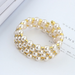 Bulk Jewelry Wholesale white pearl multi-layer pearl inlaid diamond spiral Bracelet JDC-BT-C054 Wholesale factory from China YIWU China
