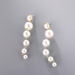 Bulk Jewelry Wholesale white pearl pearl long earrings JDC-ES-RL031 Wholesale factory from China YIWU China