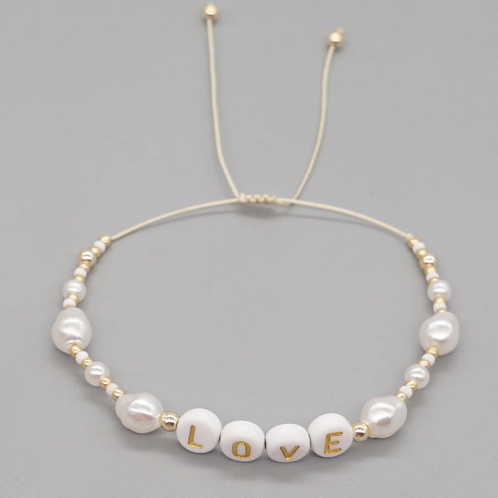 Wholesale White pearl rice bead bracelet JDC-BT-GBH029 Bracelet JoyasDeChina -B210122A Wholesale Jewelry JoyasDeChina Joyas De China