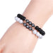 Wholesale White Pine Dumb Volcano Stone Beaded Mother's Day Bracelet JDC-BT-ChanX006 Bracelet 昌鑫 Wholesale Jewelry JoyasDeChina Joyas De China