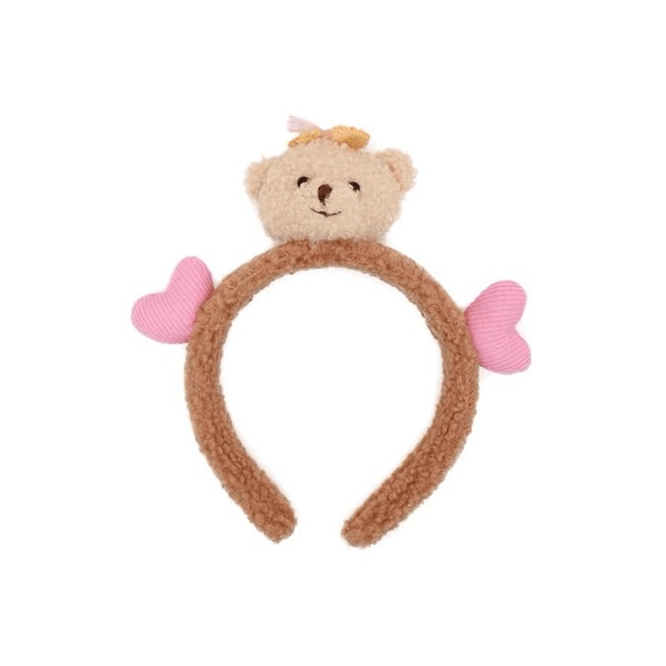 Wholesale white plush bear hair hoop (F)JDC-HD-GSXP009 Headband 宏鑫 Wholesale Jewelry JoyasDeChina Joyas De China