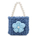 Wholesale white plush shoulder bag JDC-SD-HZD004 Shoulder Bags ปจ่ื๗์ Navy Blue Wholesale Jewelry JoyasDeChina Joyas De China