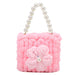 Wholesale white plush shoulder bag JDC-SD-HZD004 Shoulder Bags ปจ่ื๗์ Pink Wholesale Jewelry JoyasDeChina Joyas De China