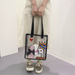 Bulk Jewelry Wholesale white PVC poker printed one-shoulder Tote ladies bag JDC-LB-ZM088 Wholesale factory from China YIWU China