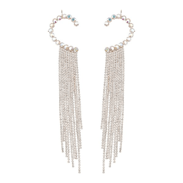 Wholesale white rhinestone earrings JDC-ES-JL904 Earrings 氿乐 Wholesale Jewelry JoyasDeChina Joyas De China
