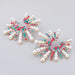 Wholesale White Rhinestone Earrings JDC-ES-JL932 Earrings 氿乐 Wholesale Jewelry JoyasDeChina Joyas De China