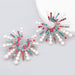 Wholesale White Rhinestone Earrings JDC-ES-JL932 Earrings 氿乐 Color Wholesale Jewelry JoyasDeChina Joyas De China