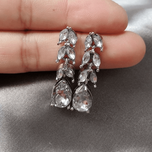 Wholesale White Rhinestone Earrings JDC-ES-Saip018 Earrings 赛蒲 Wholesale Jewelry JoyasDeChina Joyas De China