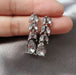 Wholesale White Rhinestone Earrings JDC-ES-Saip018 Earrings 赛蒲 silver Wholesale Jewelry JoyasDeChina Joyas De China