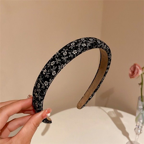 Wholesale white sponge headband JDC-HD-PZ017 Headband 蒲钻 Wholesale Jewelry JoyasDeChina Joyas De China
