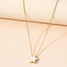 Wholesale white star pendant alloy necklaces JDC-NE-AYN076 necklaces JoyasDeChina Wholesale Jewelry JoyasDeChina Joyas De China